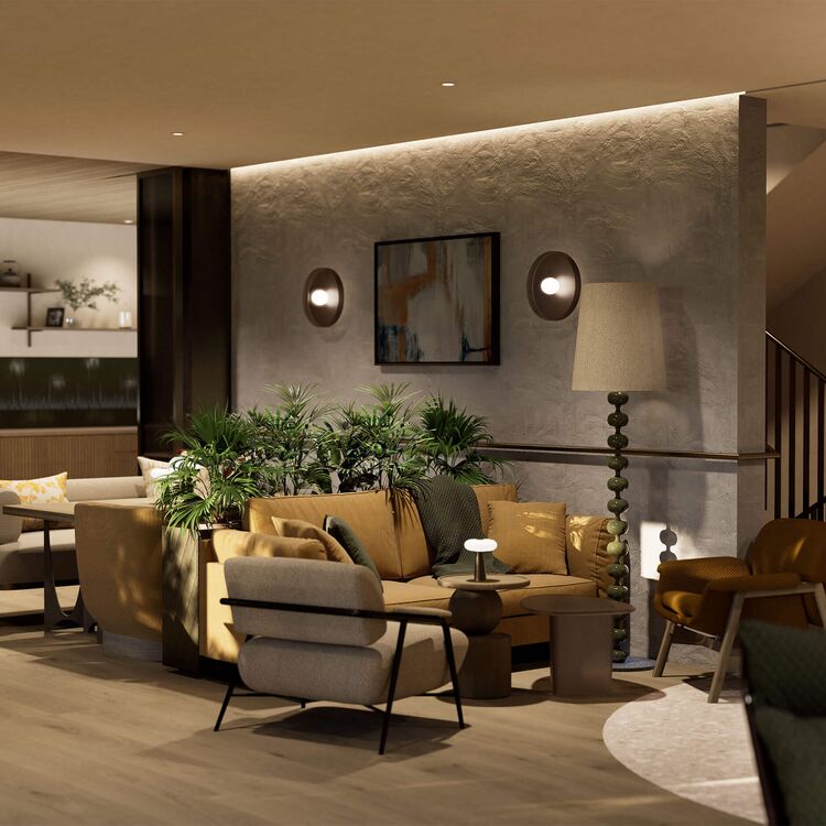 Moderne Hotelarchitektur im Gellnwirt mit stilvoller Innenarchitektur und gemütlichem Gästeerlebnis für alle Besucher.